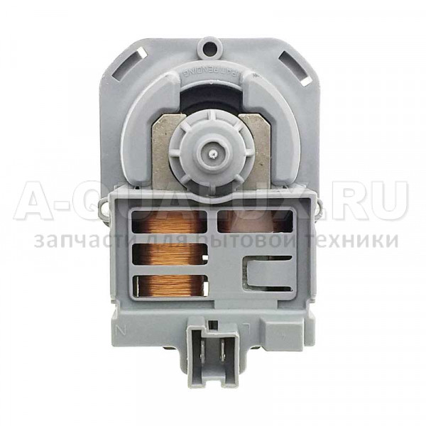 Сливной насос Askoll 30W, М221 для стиральной машины, универсальный (3 защёлки, клеммы вместе) PMP028UN