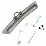 Ручка дверцы люка сушильной машины AEG, Electrolux, Zanussi 4055147856 (серая)